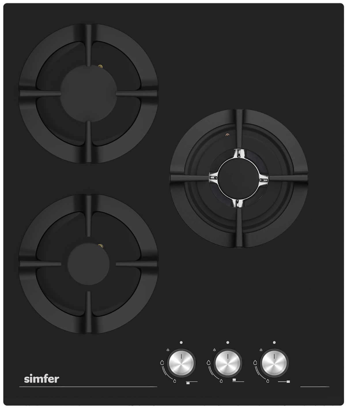 

Газовая варочная панель Simfer H45N35S525, Черный