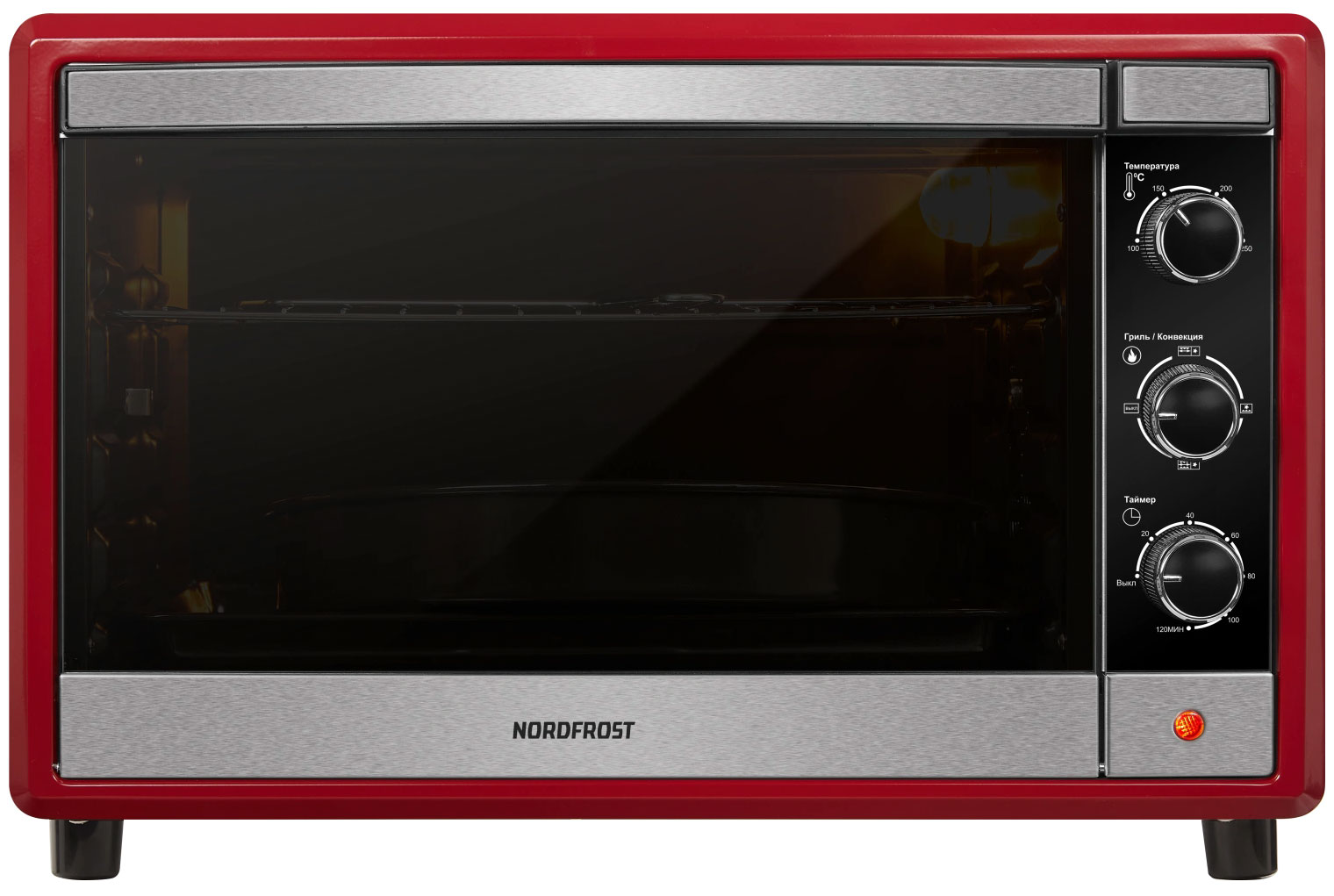 Изображение товара Электропечь NordFrost RC 450 ZR pizza 45л с грилем и вертелом