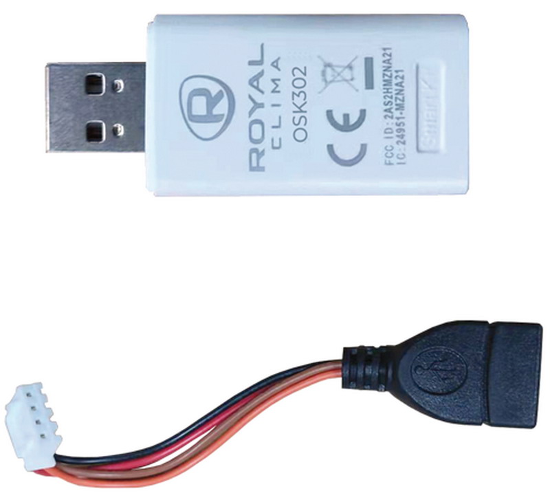 Изображение товара Wi-Fi USB модуль Royal Clima OSK302 для управления кондиционерами