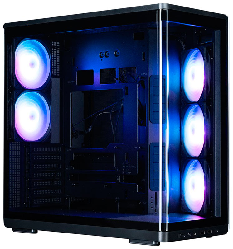 Изображение товара Корпус Zalman P60 Black Mid-Tower с стеклянными панелями и ARGB 5x120