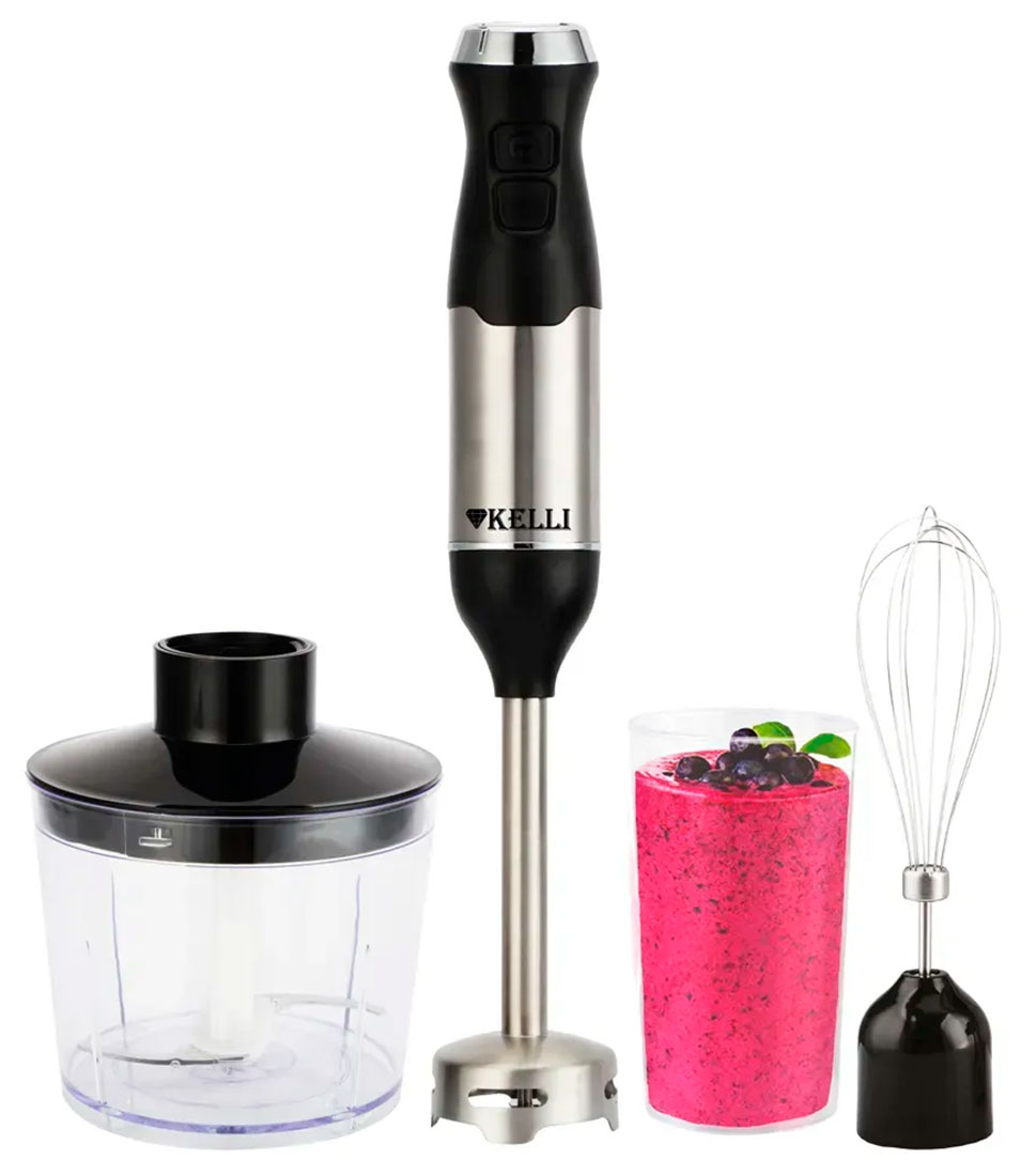 

Погружной блендер Kelli KL-5151, Серебристый/черный