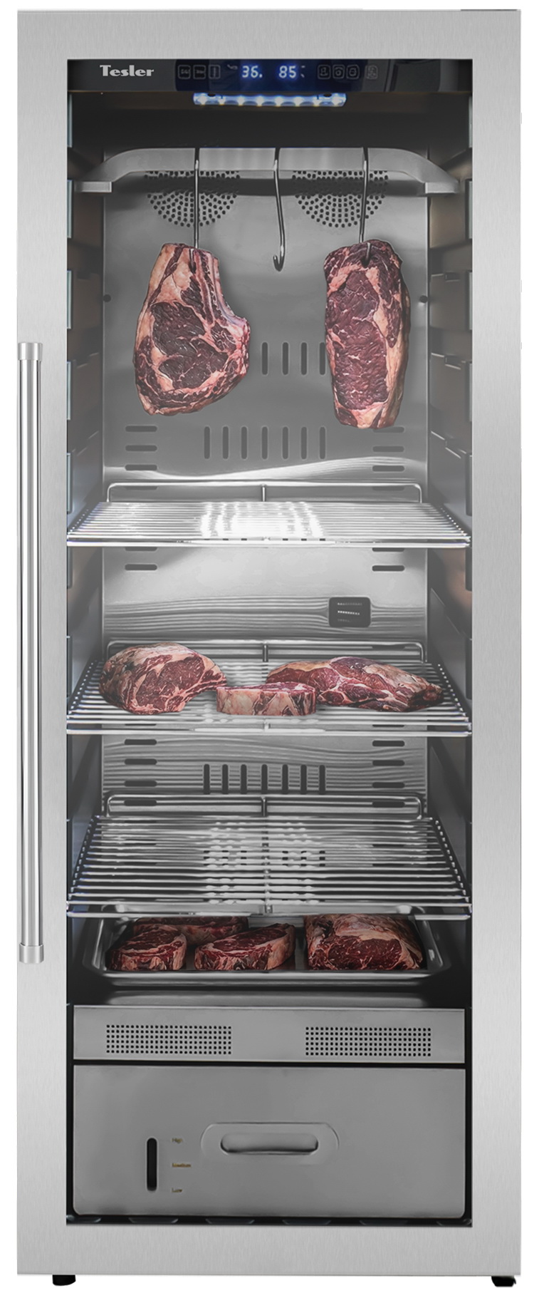 

Шкаф для вызревания мяса Tesler RDA-180, Нержавеющая сталь