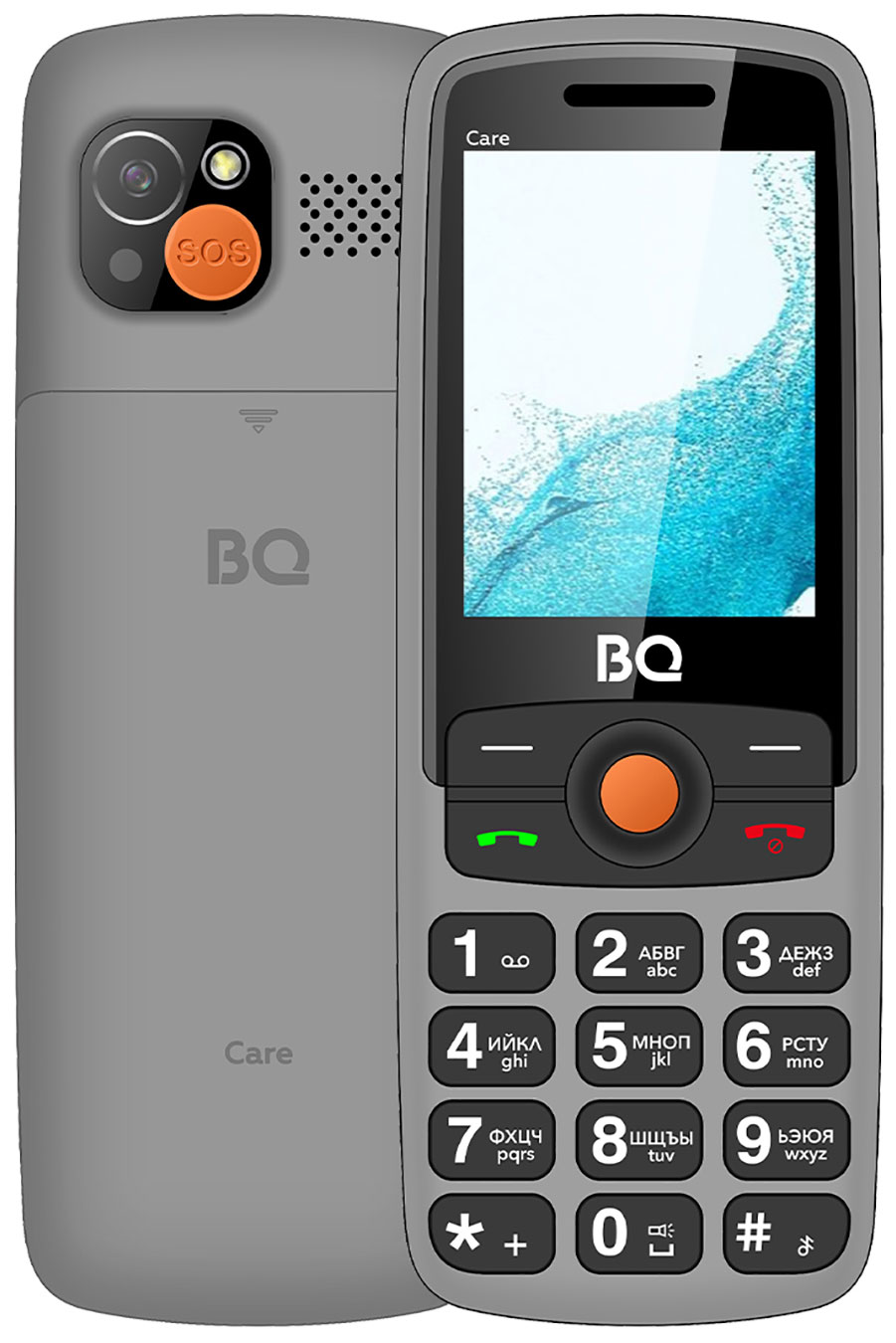 Изображение товара Телефон BQ 2459 Care: 2 SIM, 2.4" экран, FM-радио, 1800 мАч