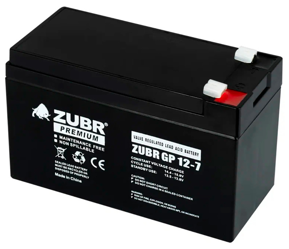 Изображение товара Аккумуляторная батарея Зубр GP12-7 12V7Ah NPP