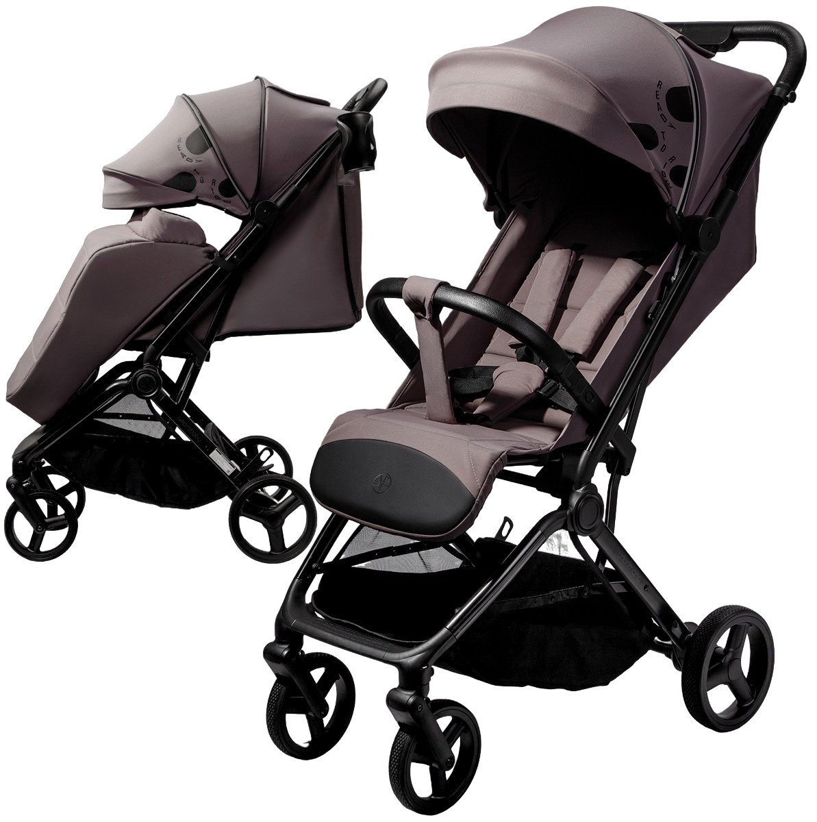 Коляска прогулочная Amarobaby Ride темно-бежевый 13200₽