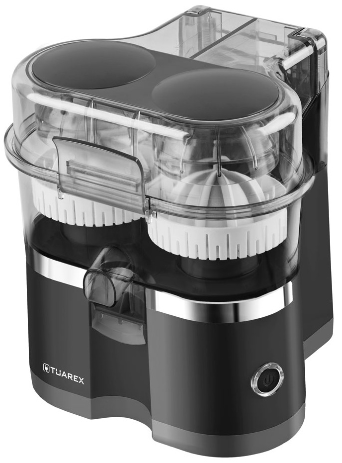 Изображение товара Цитрусовая соковыжималка Tuarex TK-7003 с автоматическим прижимом и двумя насадками Изображение товара Цитрусовая соковыжималка Tuarex TK-7003 с автоматическим прижимом и двумя насадками