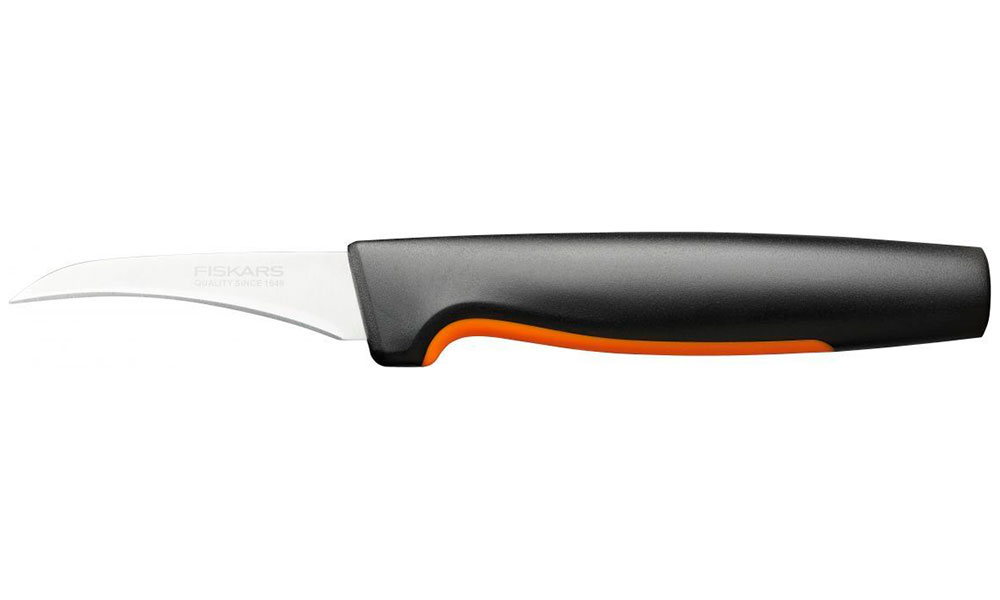 Изображение товара Нож для корнеплодов Fiskars Functional Form, 7 см, с изогнутым лезвием Изображение товара Нож для корнеплодов Fiskars Functional Form, 7 см, с изогнутым лезвием