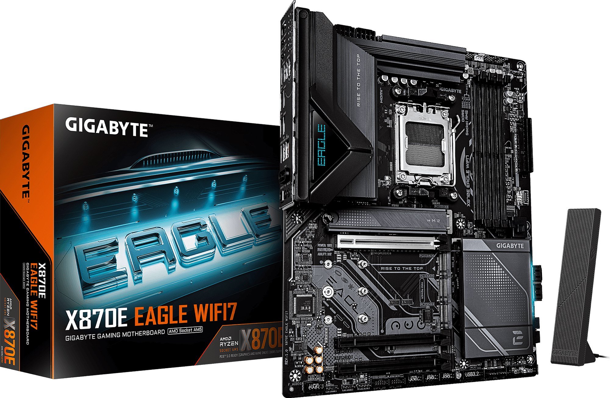 Изображение товара Материнская плата Gigabyte X870E EAGLE WIFI7 (AM5, ATX)