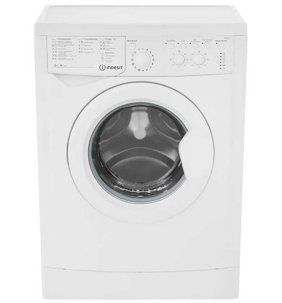 Изображение товара Стиральная машина Indesit IWSC 5105 CIS 5 кг 1000 об/мин узкая Изображение товара Стиральная машина Indesit IWSC 5105 CIS 5 кг 1000 об/мин узкая