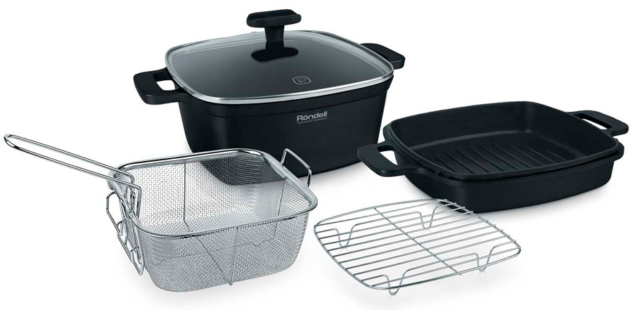 Изображение товара Набор посуды из 5 предметов Rondell I-unique RDA-1071