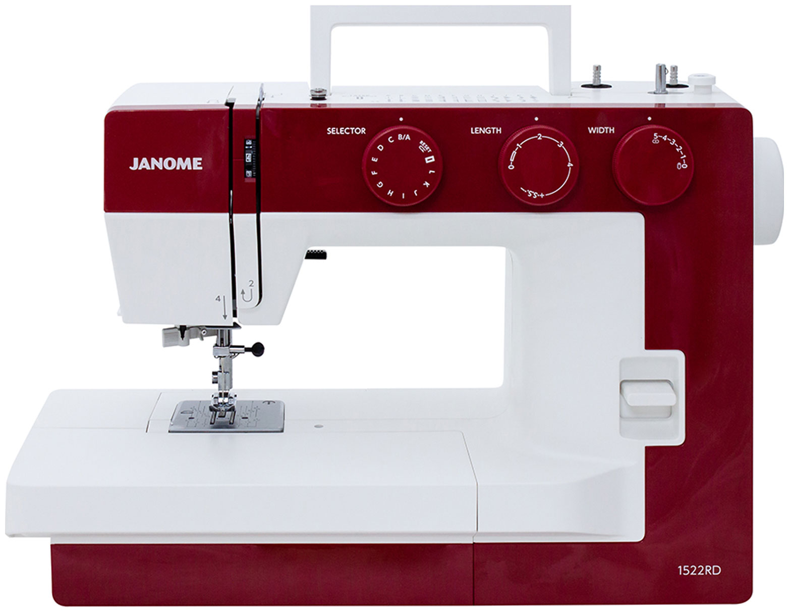 

Швейная машина Janome 1522RD, Белый/красный