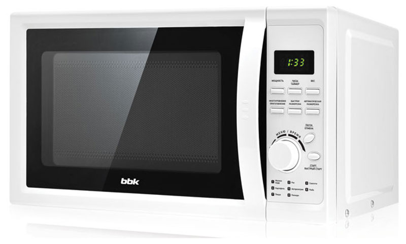 Изображение товара Микроволновая печь BBK 20MWS-719T/W белая 20 л 700 Вт с дисплеем защита от детей