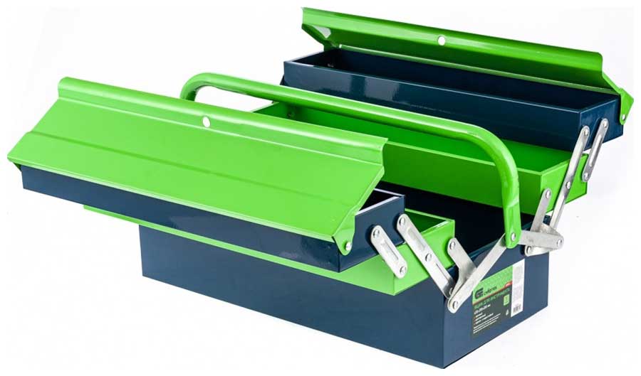 Изображение товара Ящик для инструмента Сибртех 90751, 430х200х200 мм, пять секций, металлический