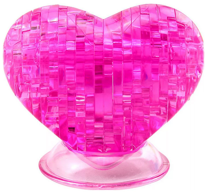 3D головоломка Crystal Puzzle Сердце 90002 пазлы crystal puzzle головоломка сердце