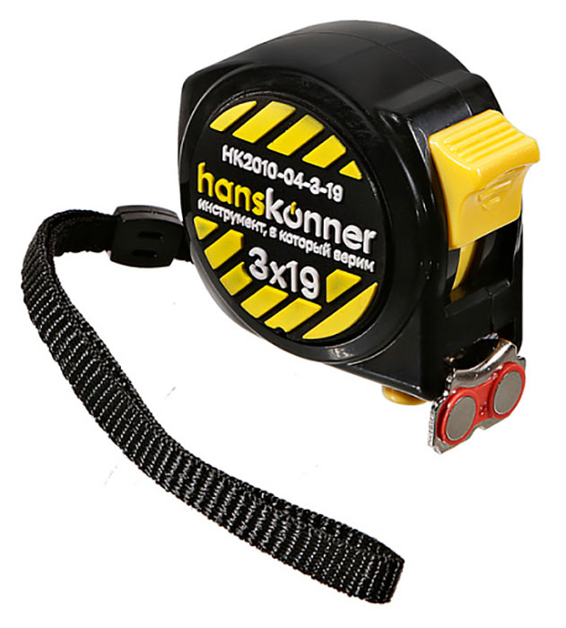 Изображение товара Рулетка Hanskonner HK2010-04-3-19 3x19, СУПЕРКОМПАКТ