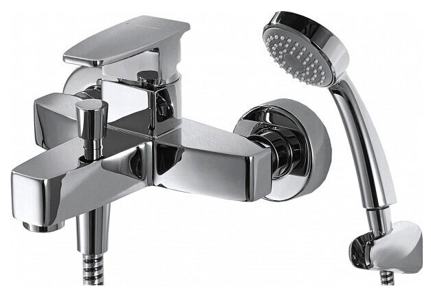 Изображение товара Смеситель для ванны с душем Bravat Riffle F672106C-B хром
