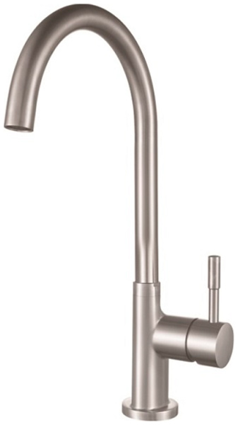 Изображение товара Кухонный смеситель Aquanet Steel AF210-41S сталь