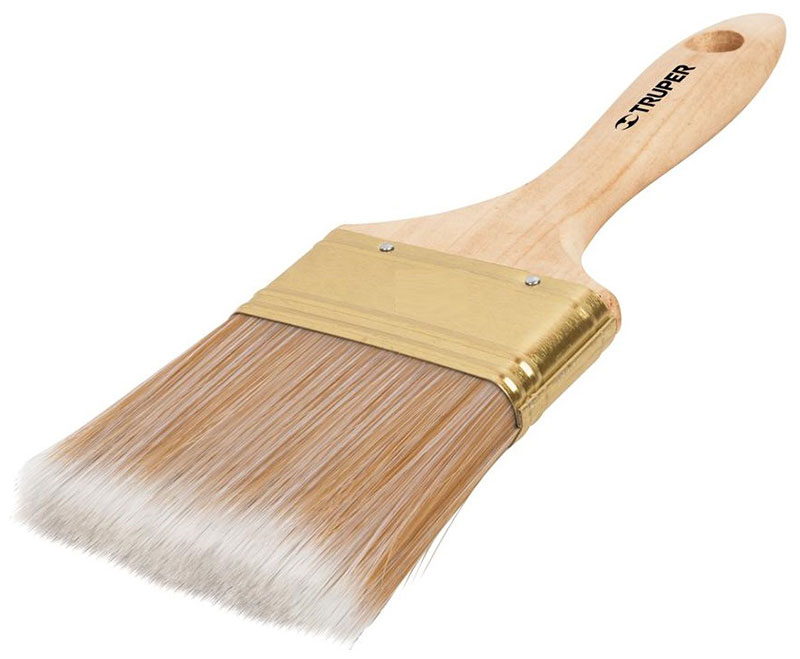 Изображение товара Кисть малярная Truper с деревянной ручкой щетина из полиэстра BRT-2AS 13339