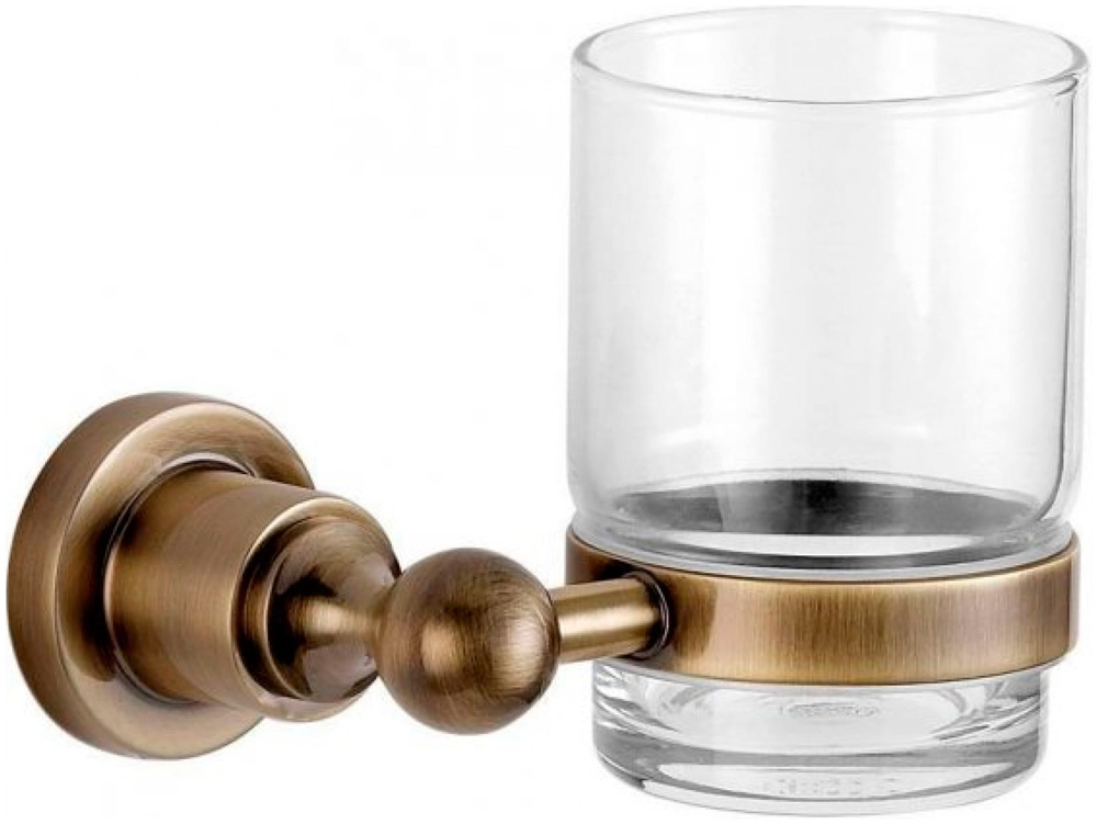 Изображение товара Стакан Aquanet 3884 латунь для ванной на стену классический дизайн