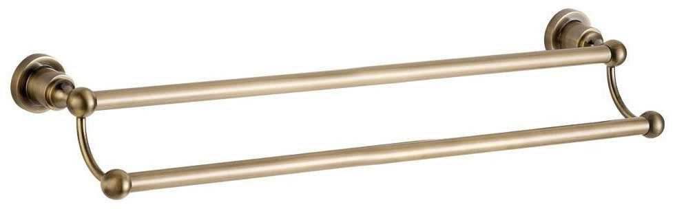 Изображение товара Держатель полотенца Aquanet 3824D (60 см, двойной) латунь