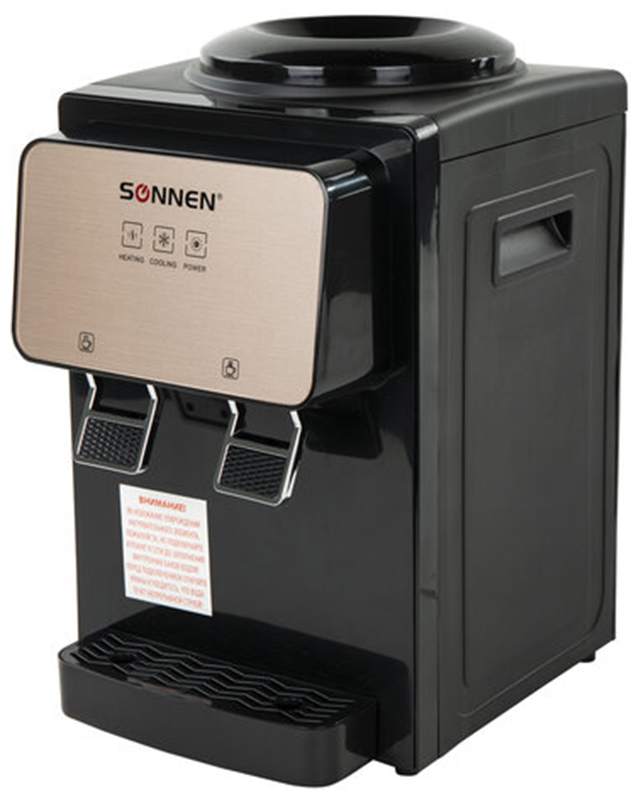 

Кулер для воды настольный Sonnen Tse-02bp, черный/бежевый (455621)