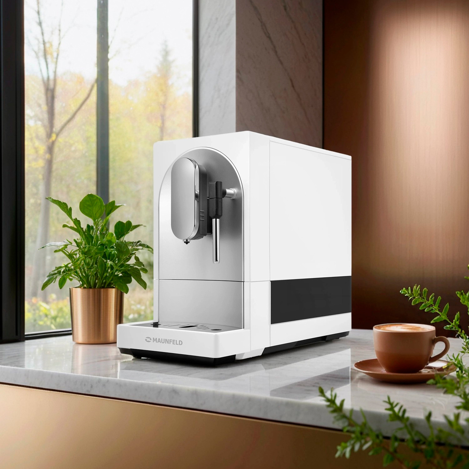 Изображение товара Кофемашина автоматическая Maunfeld MF-A7021WH