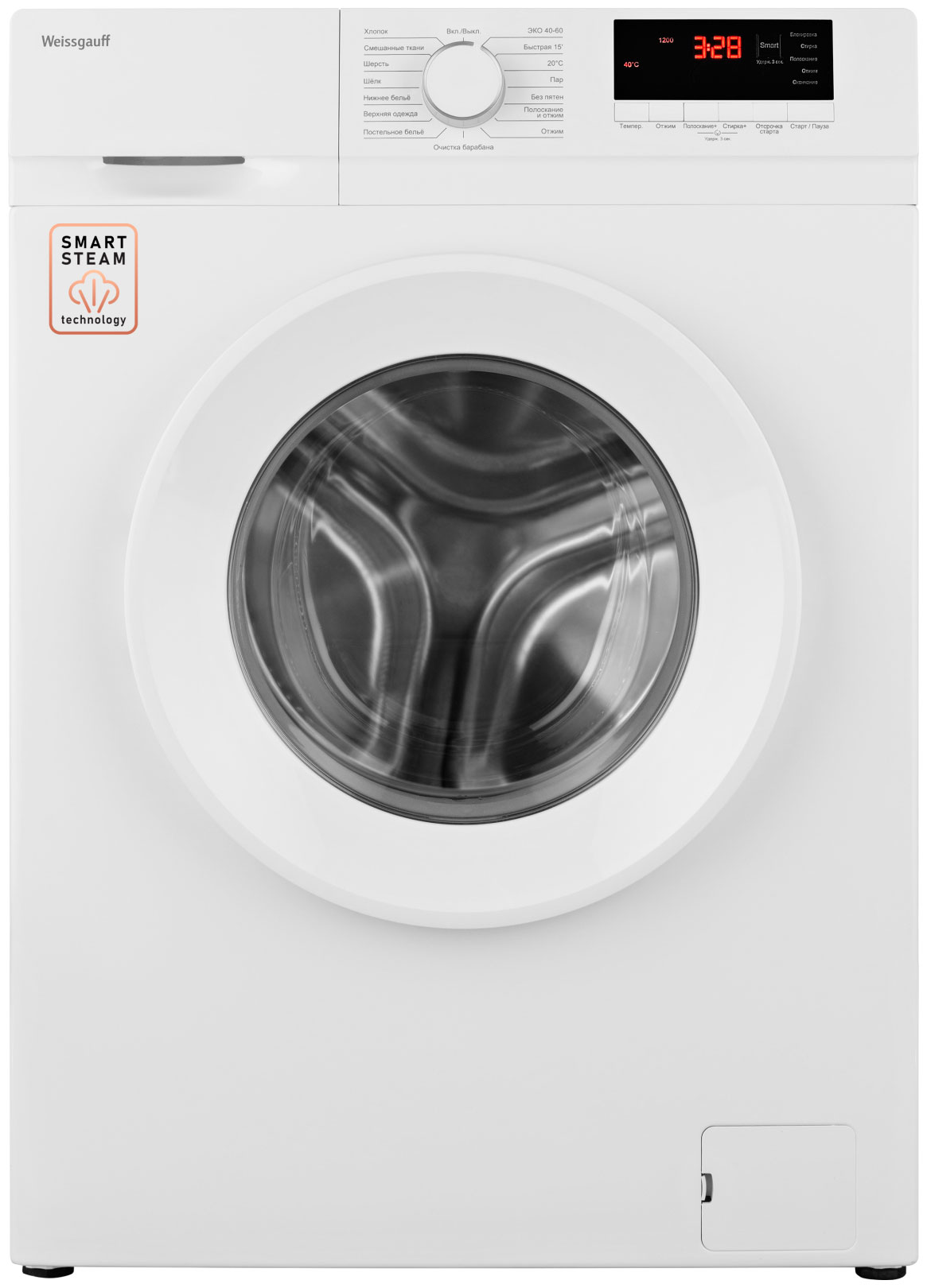Изображение товара Стиральная машина Weissgauff WM 46106 Steam с функцией пара 6 кг 1000 об/мин