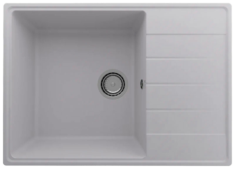 Изображение товара Кухонная мойка Ulgran Quartz Prima 700-04 платина прямоугольная встроенная