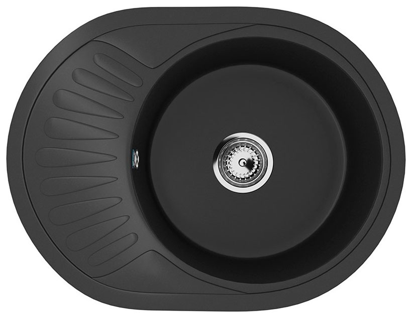 Изображение товара Кухонная мойка Ulgran U-107m/ультра-черный U-107m-344