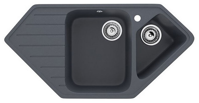 

Кухонная мойка Ulgran U-409/антрацит (U-409-343)