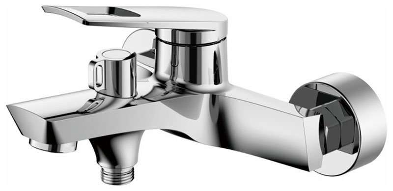 Изображение товара Смеситель для ванны Haiba HB595 с поворотным изливом и душевым гарнитуром хром