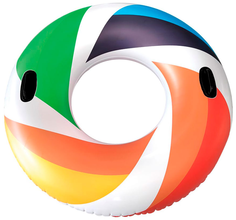 Изображение товара Круг надувной Ecos SC-51 "Цветное колесо" 118 см с ручками (993151)