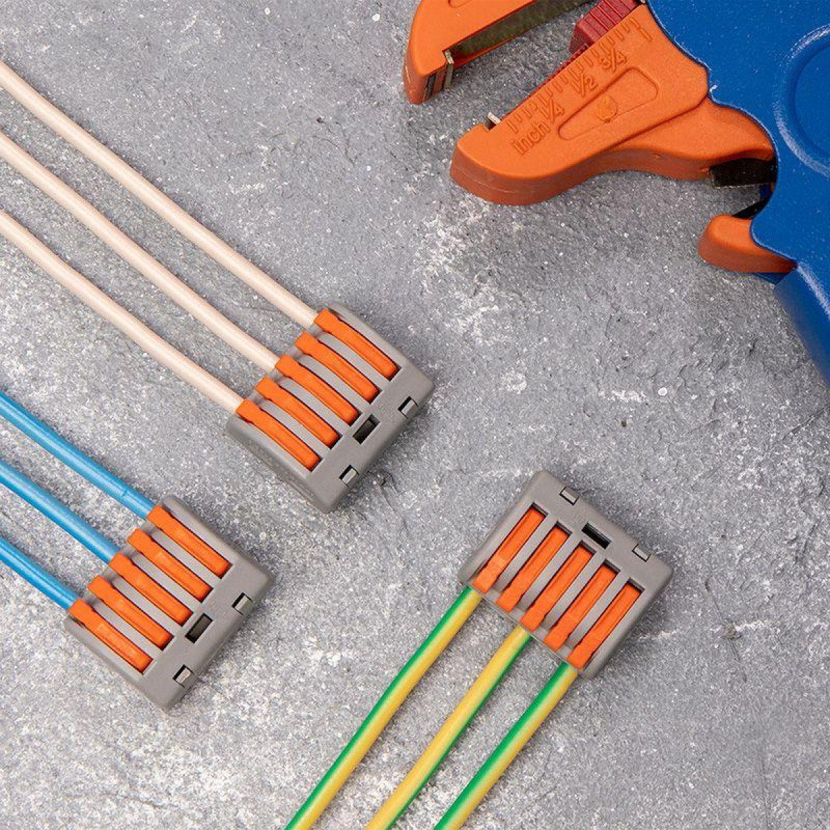 Изображение товара Рексант Клемма строительно-монтажная 5-проводная 0.08-2.5 кв.мм серый