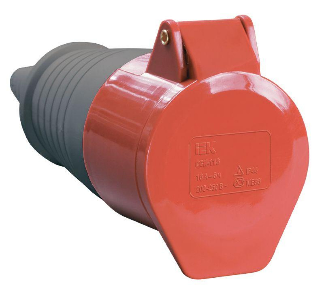 Изображение товара Изделия для электромонтажа IEK Розетка кабельная 32А 380В 3P+PE+N ССИ-225 IP44