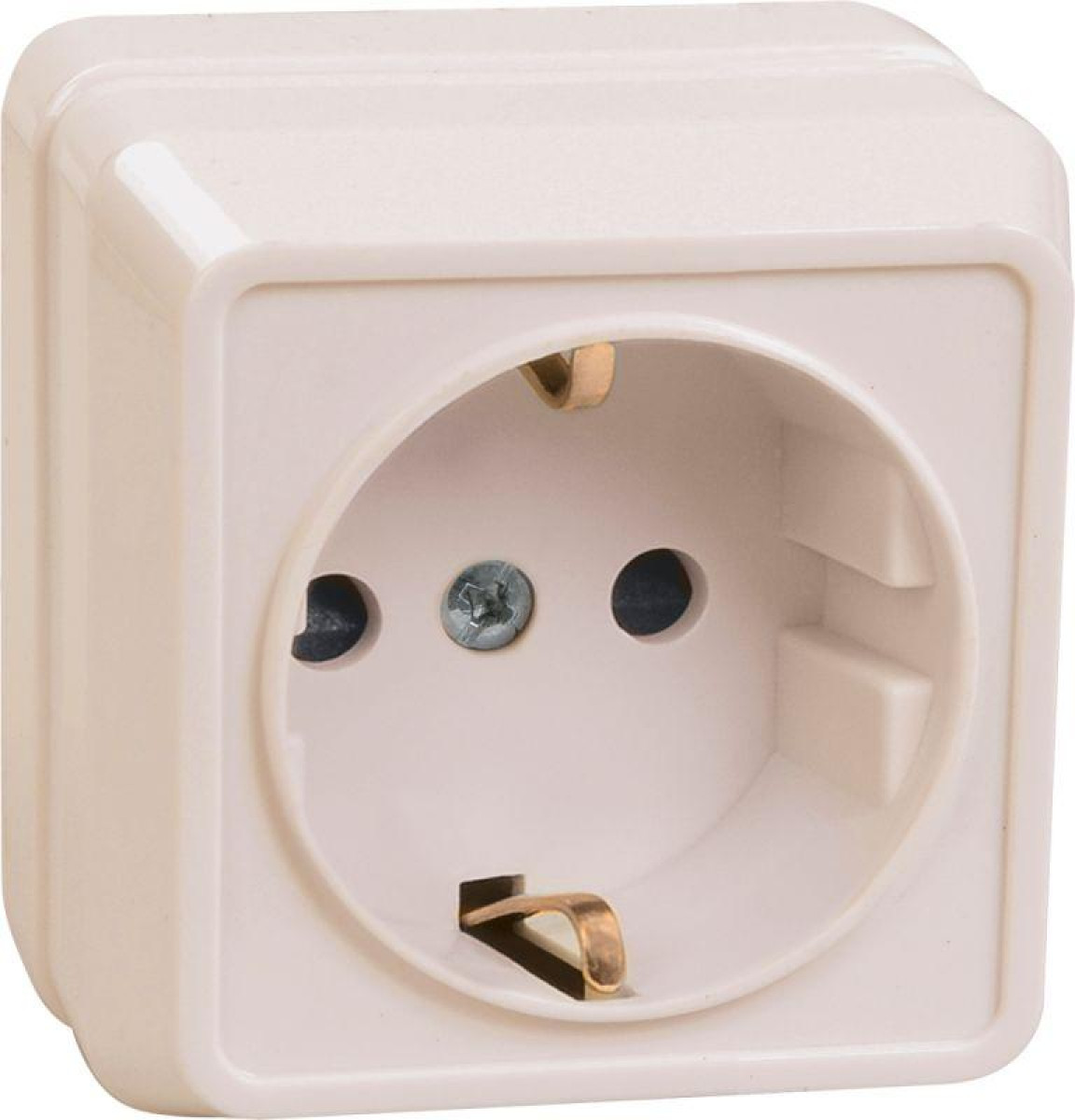 Изображение товара Розетка IEK 16А IP20 с заземлением для внутренней установки