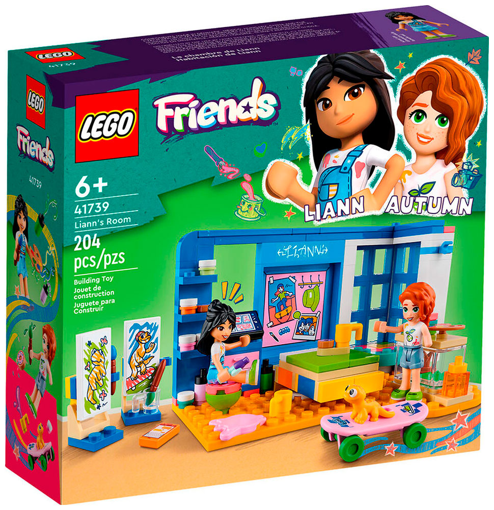 цена Конструктор Lego Friends Комната Лиэнн 41739