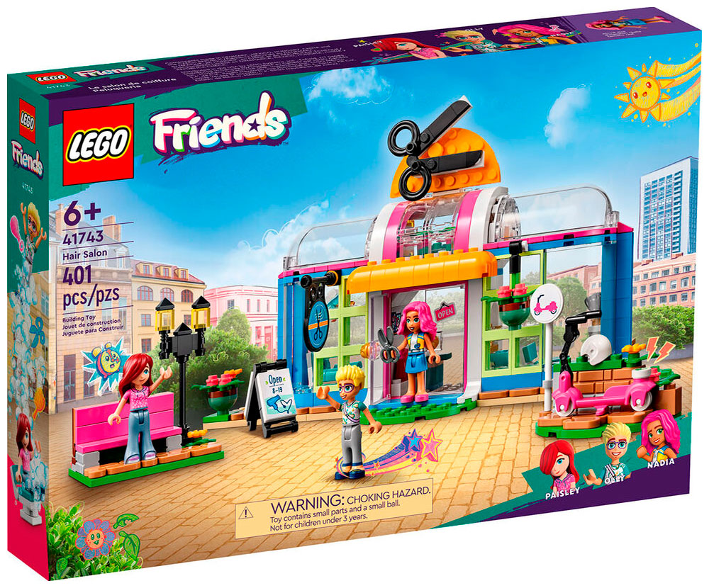 цена Конструктор Lego Friends Парикмахерская 41743