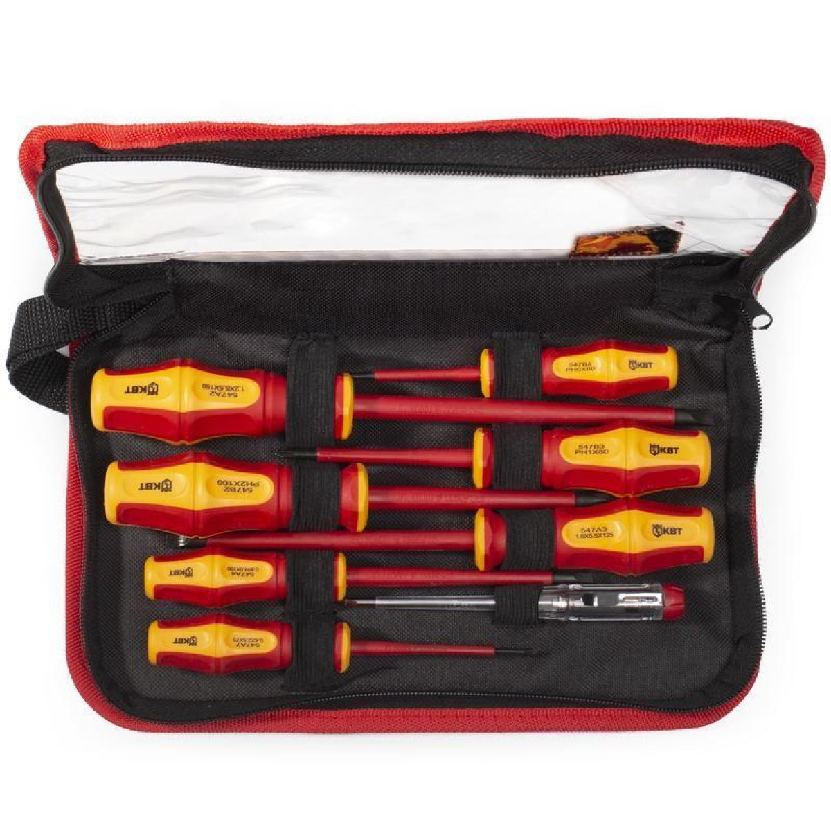 Изображение товара Набор диэлектрических отверток КВТ Профи НИО-08 8 предметов