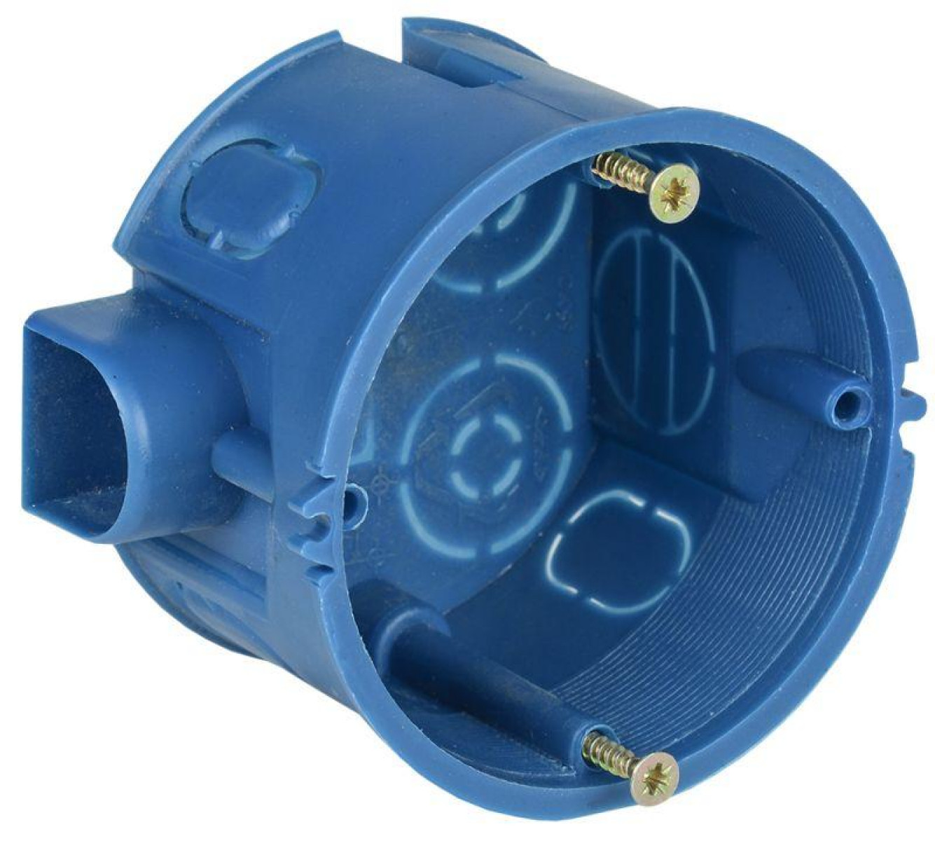 Изображение товара Изделия для электромонтажа IEK Коробка установочная С3 d68x45 для твердых стен (с саморезами и стык. узлами)