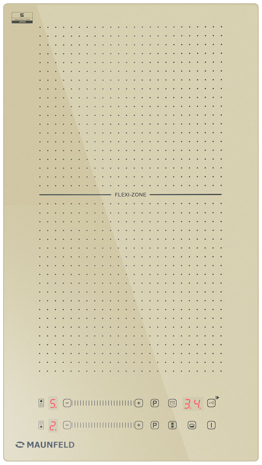 

Электрическая варочная панель Maunfeld CVI292S2FBG, Бежевый