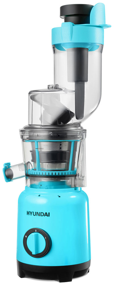 Изображение товара Шнековая соковыжималка Hyundai HY-JS6534 светло-синяя 300Вт
