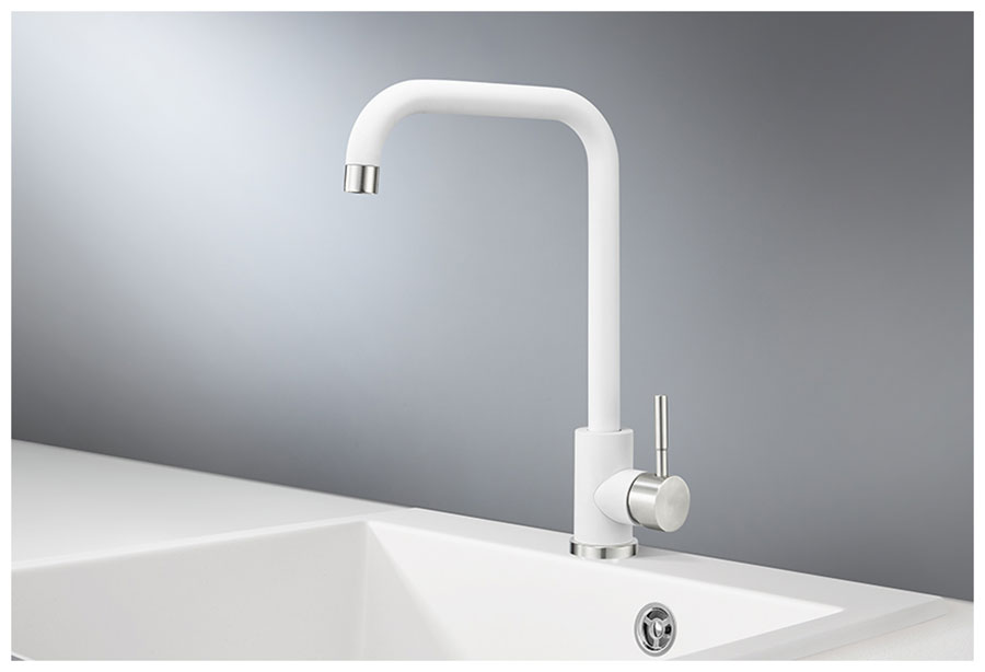 Изображение товара Смеситель для кухни Granula ST-4033, белый