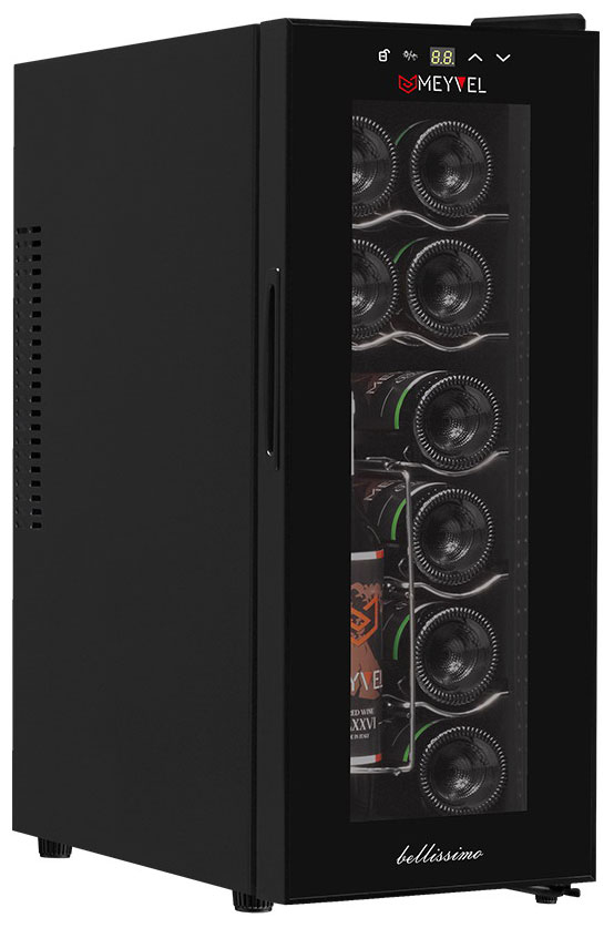 Изображение товара Компактный винный шкаф Meyvel MV12-TBD1 для хранения 12 винных бутылок