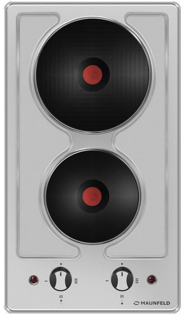 Изображение товара Электрическая варочная панель Maunfeld EEHS.32.4S 2 конфорки из нержавейки турецкое качество