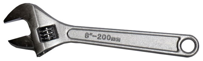 Изображение товара Ключ разводной Kolner KAW 8 200 мм регулируемый для гаек и болтов