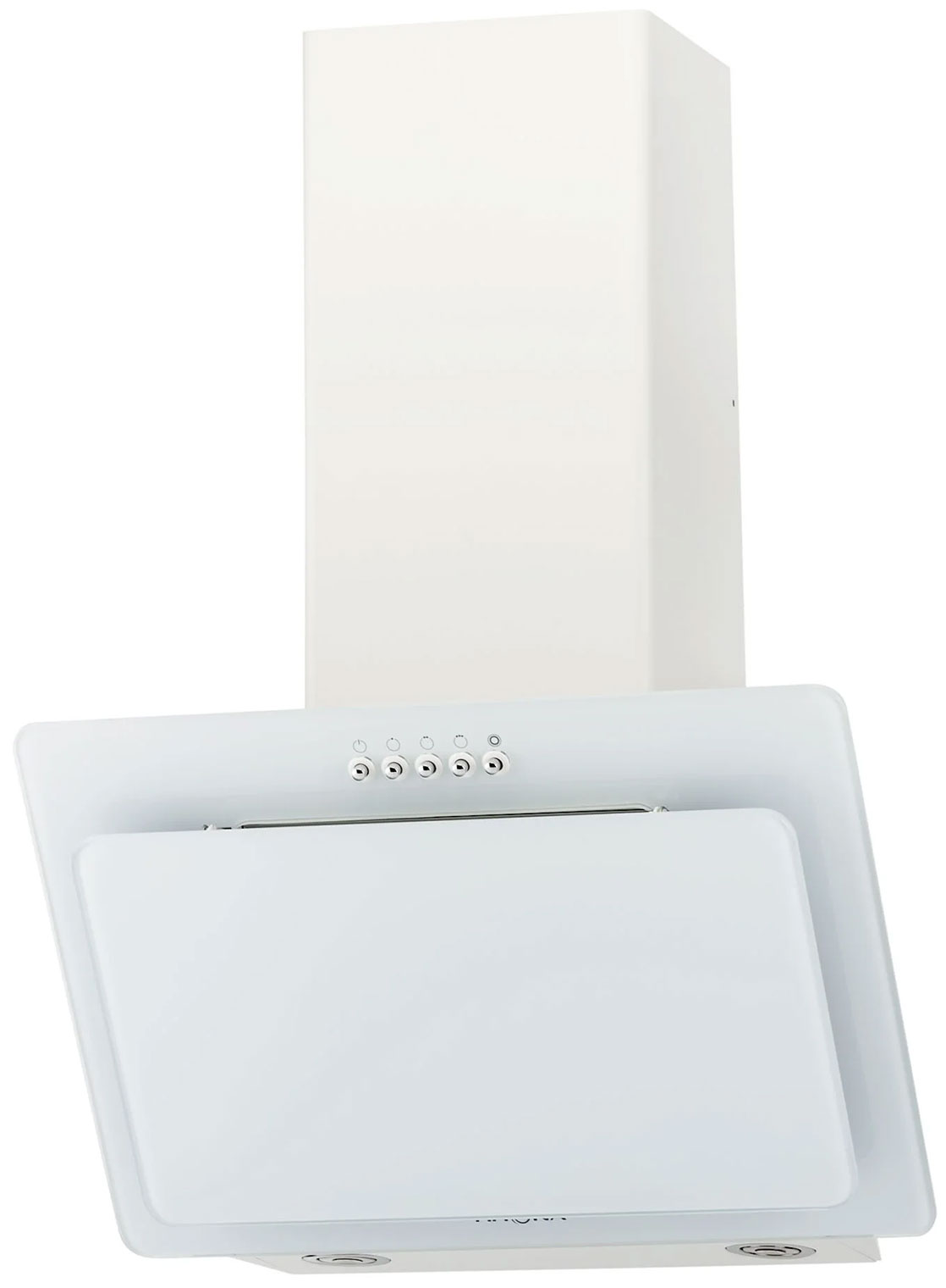 Изображение товара Вытяжка Krona Liva 500 белый наклонная с LED освещением и 3 скоростями