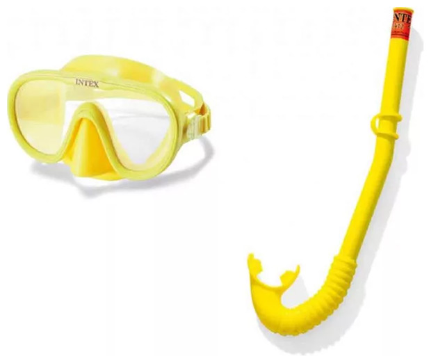 Изображение товара Комплект для плавания Intex ADVENTURER SWIM SET маска и трубка для детей от 8 лет
