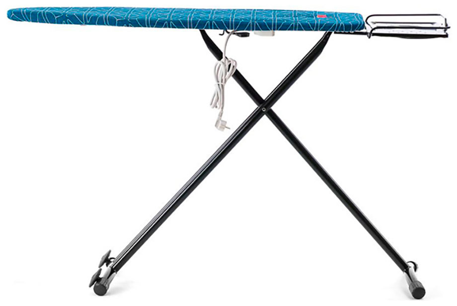 Изображение товара Гладильная доска MIE Grazia C black 380752 с регулируемой высотой и подставкой для парогенератора