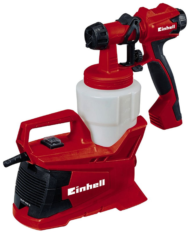 Изображение товара Распылитель краски Einhell TC-SY 600 S с регулируемым потоком и насадками