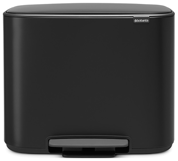 Изображение товара Мусорный бак Brabantia BO PEDAL BIN 11 23л с фиксацией крышки и 2 ведрами